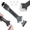 Replace Silicone Pads Sealant Finishing Tool Kit 5 in 1 Caulk Remover  Floor