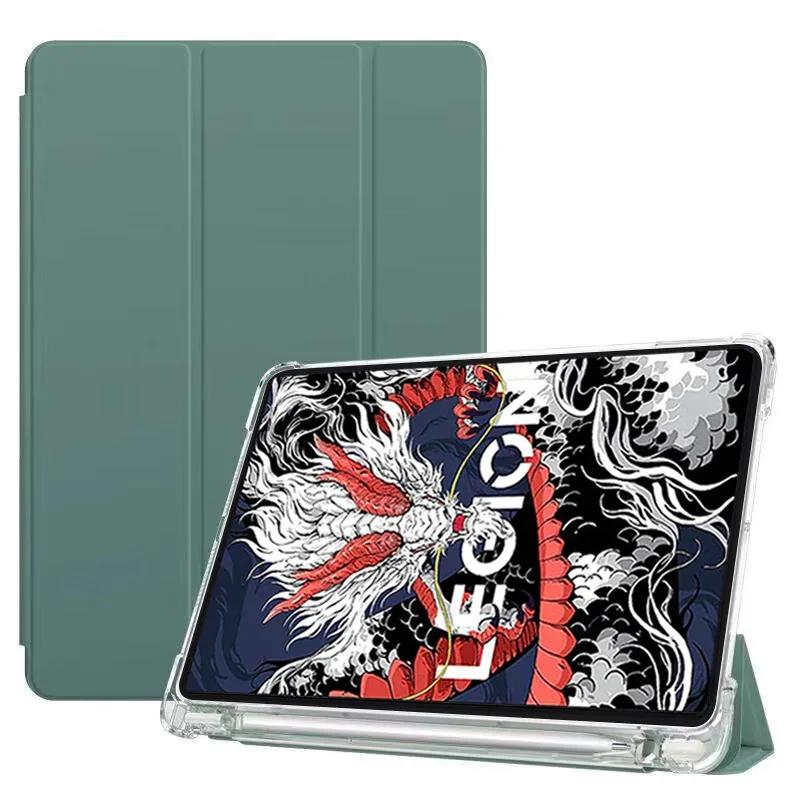 Чехол для Lenovo LEGION Y700 3-го поколения 8,8" TB321FU с держателем для стилуса, мягкая задняя крышка из ТПУ, подставка, чехол для Lenovo Y700 3-го поколения