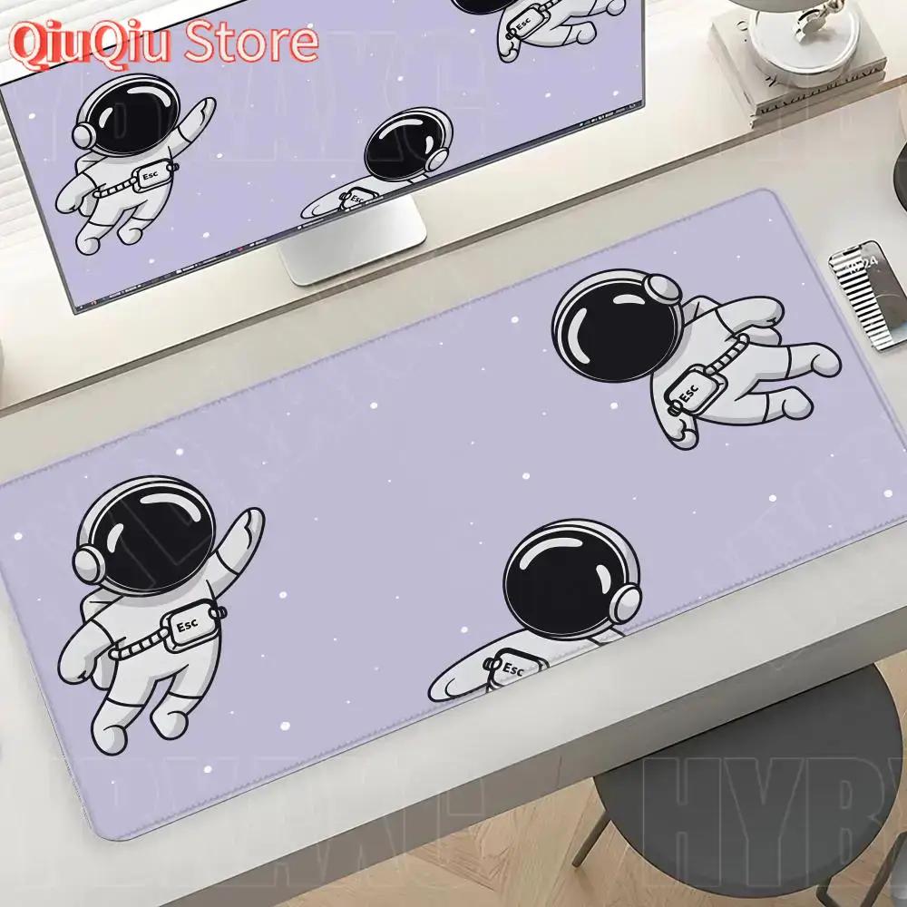 Astronauta Space Deskmat Gaming Tarot Astrology Aesthetic Mousepad xcm Cartoon Celestial Moon Phases Nonslip Mouse Pad