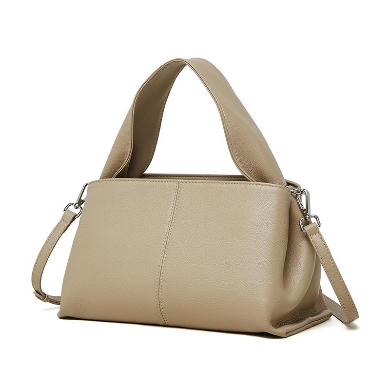 Women's Retro Classic Leather Shoulder Top Layer Leather Small Fashion Trend Women's Bag