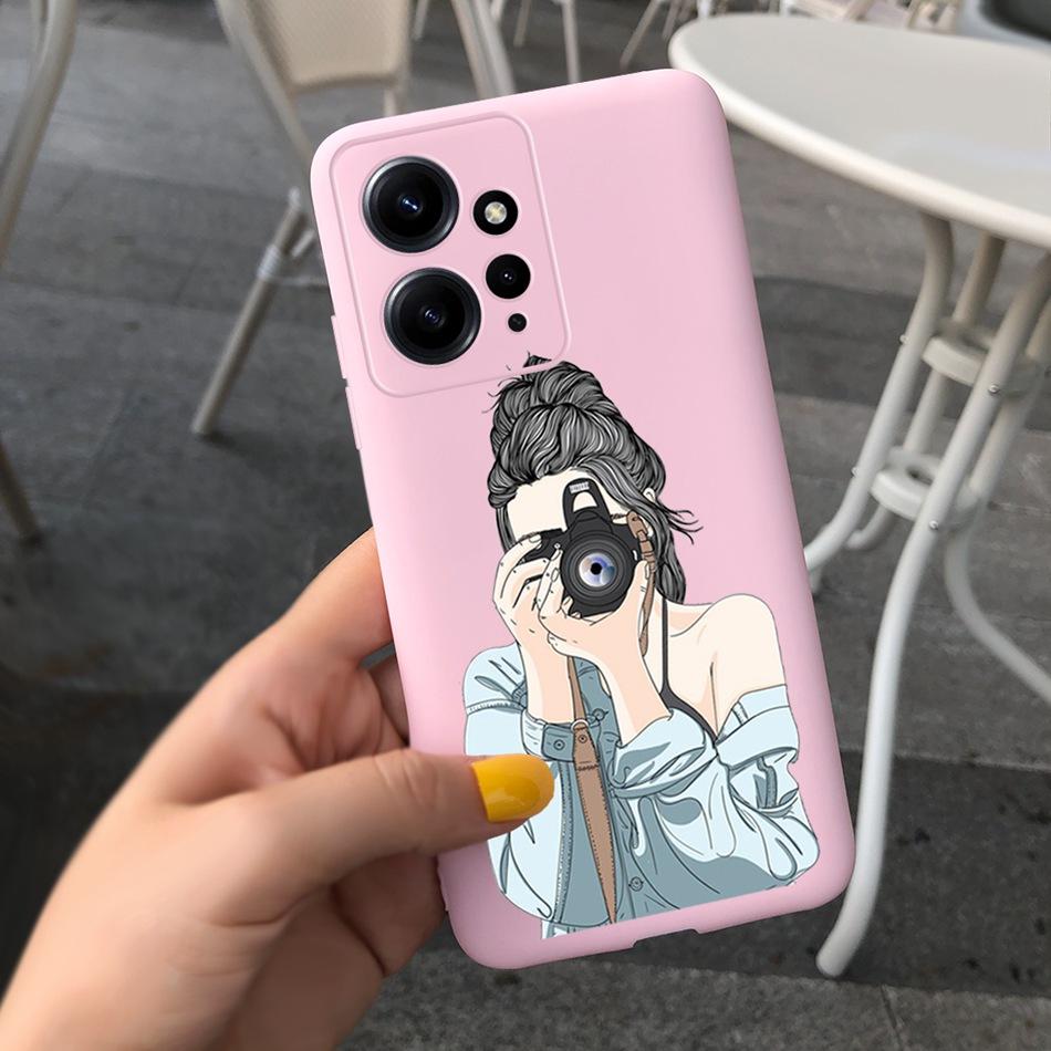 Чехол для Xiaomi Redmi Note 12 4G Note12 Pro Global Милый Подсолнух Конфетный Цвет Мягкий Силиконовый Чехол для Redmi Note 12 Pro 12Pro 5G