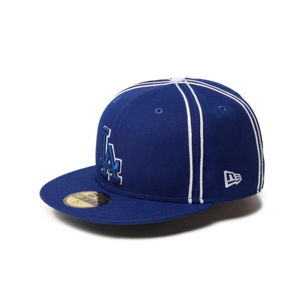 New Era 59FIFTY MLB Piping Los Angeles Dodgers Dark Royal Cap for Men, Size 7 58 (60.6cm) 14307687