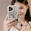Simple Cartoon Cat and Dog Suitable for IPhone16 Mobile Phone Case 15 Mobile Phone Case IPhone13 Magnetic Suction 12 Anti-fall 14 Hard