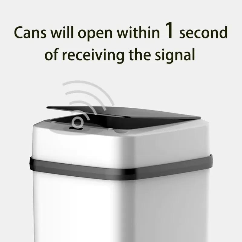 Умный датчик мусорного ведра автоматические бесконтактные датчики мусорные баки для ванной туалета кухни водонепроницаемый мусорный бак с крышкой мусорные баки
