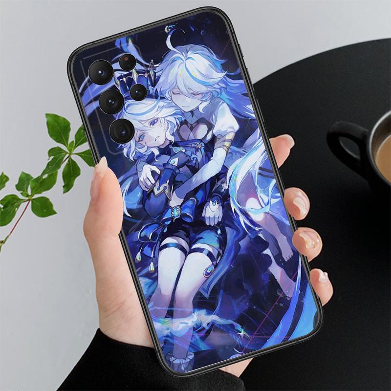Чехол для телефона Genshin Impact Anime для Samsung A52S A21S A33 A23 A13 A14 A32 A52 A53 A54 A51 A71 M51
