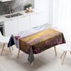 Natural World Landscape Tablecloth Sunset  Stain Resistant Waterproof Rectangular Kitchen Dining Table Home Decor