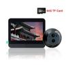Wifi Indoor Camera 1080P Tuya Peephole Doorbell PIR Motion Detection Door Viewer Night Vision One Way Talk 5000mAh 4.3" LCD Screen