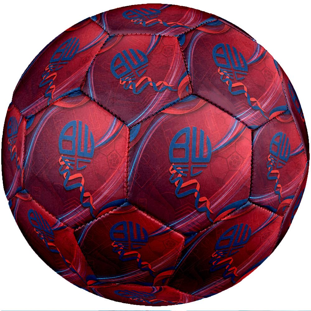 Футбольный мяч Bolton Wanderers FC, размер 5, стандартный, прочный, для тренировок и матчей, для взрослых, для занятий спортом на открытом воздухе