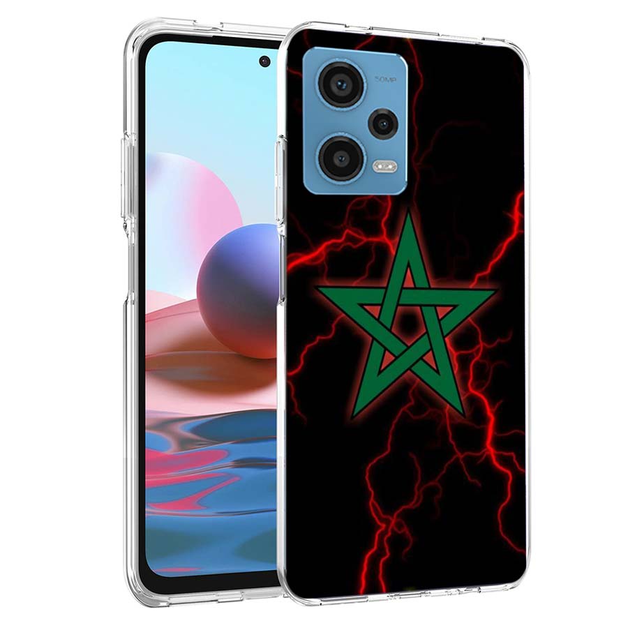 Чехол для телефона Флаг Марокко для Xiaomi Poco X7 X5 X6 F6 Pro F7 Ultra M5S X3 M6 M5 X4 F4 GT Mi F5 F3 M3 Мягкий TPU Чехол Capa Милый Fund