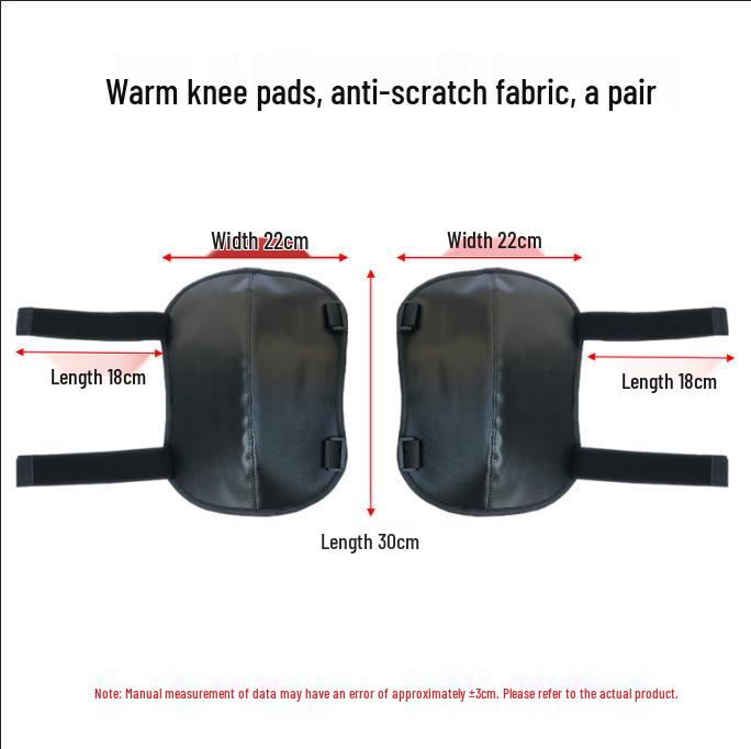 Ветрозащитные Водонепроницаемые Унисекс Мотоциклетные Наколенники - Теплые, Защита от Холода
