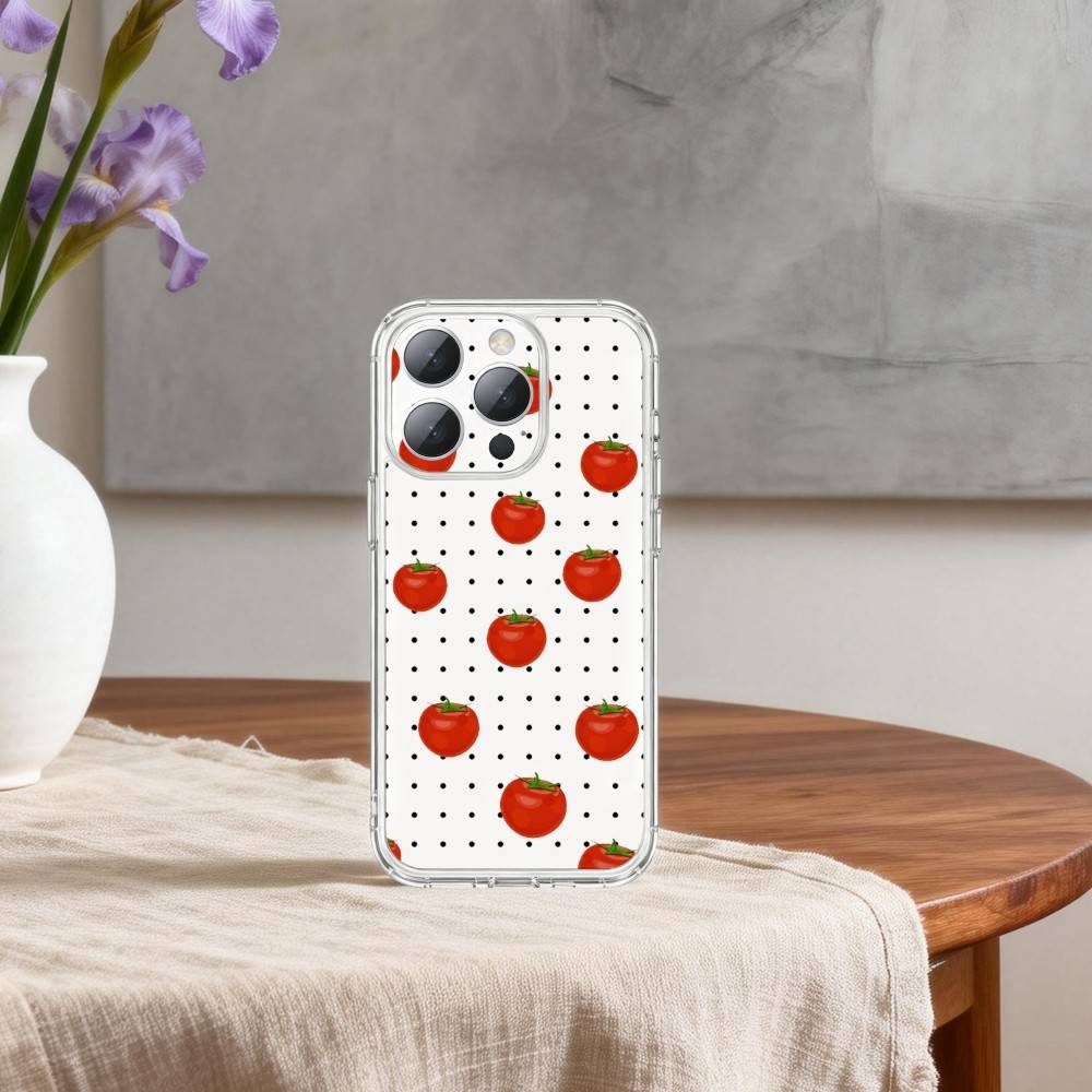 K-Корейский Ins T-Two Ted T-Помидор Чехол для телефона Для iPhone 17p 16 15 14 13 12 11 Mini Pro Max Plus Прозрачная крышка