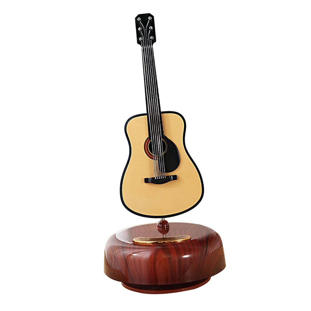 Violin Music Box Classical Wind Up Musicbox Twirling Music Box Rotating Base Stringed Musical Instrument Miniature