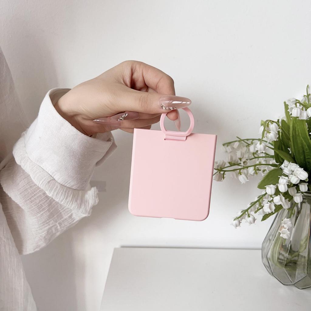 Ring Buckle Phone Case for Samsung Z FLIP7 TPU Hard Cover