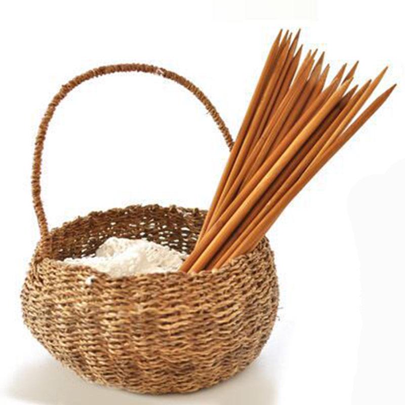 Популярные 25 см карбонизированные бамбуковые швейные аксессуары, 4 шт./2 шт./лот, прямые инструменты для вязания, плетение вязальных спиц, сделай сам, высокое качество, ручная работа