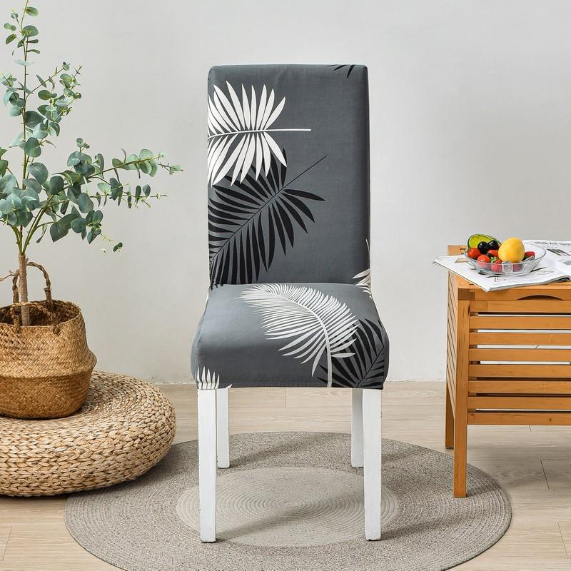 Универсальный чехол на обеденный стул, эластичные чехлы с геометрическим рисунком, чехол на стул, эластичный чехол на сиденье для свадьбы, отеля, банкета, гостиной