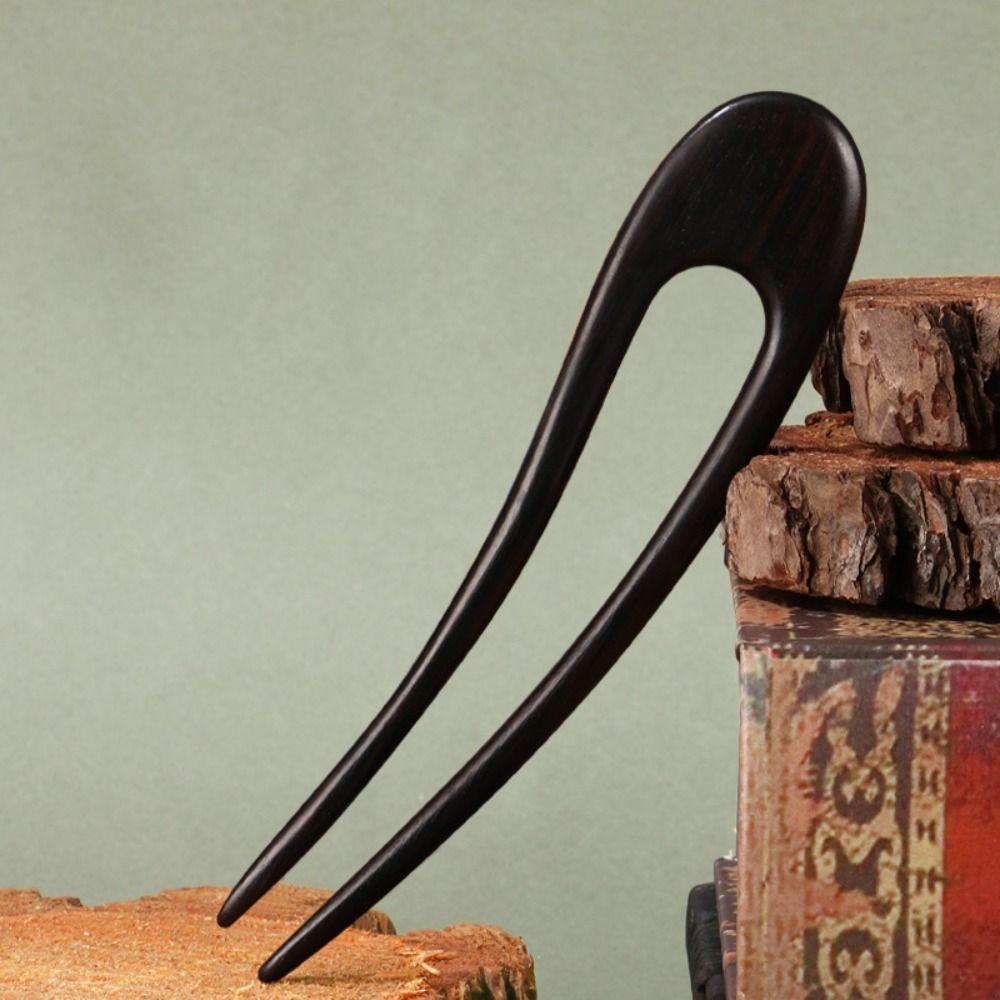 Hairpin Chinese Hair Sticks U Shaped Women Hair Bun Simple Hair Forks