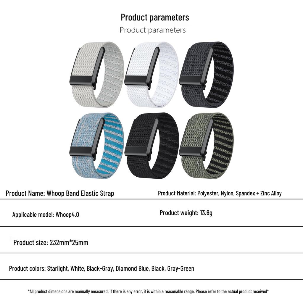 Нейлоновый плетеный ремешок WHOOP 5.0/4.0: Умный спортивный эластичный ремешок для часов