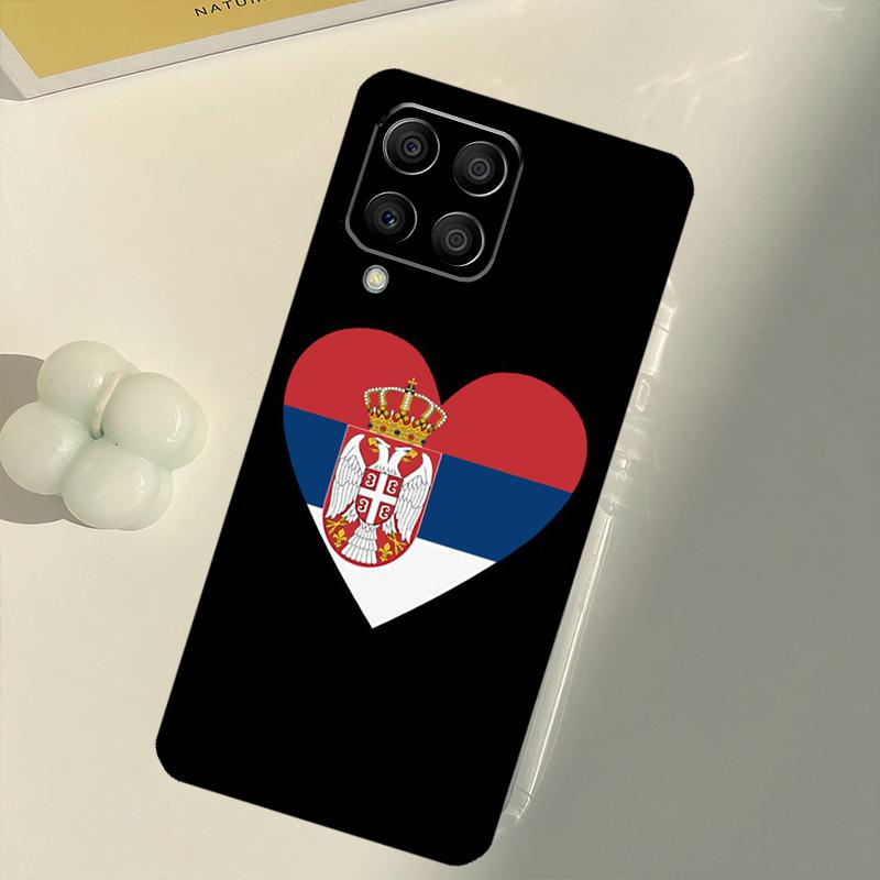 Serbia Flag For Samsung Galaxy M31 M16 M11 M21 M13 M33 M35 M53 M55 M15 M14 M34 M54 M12 M32 M52 M06 Case