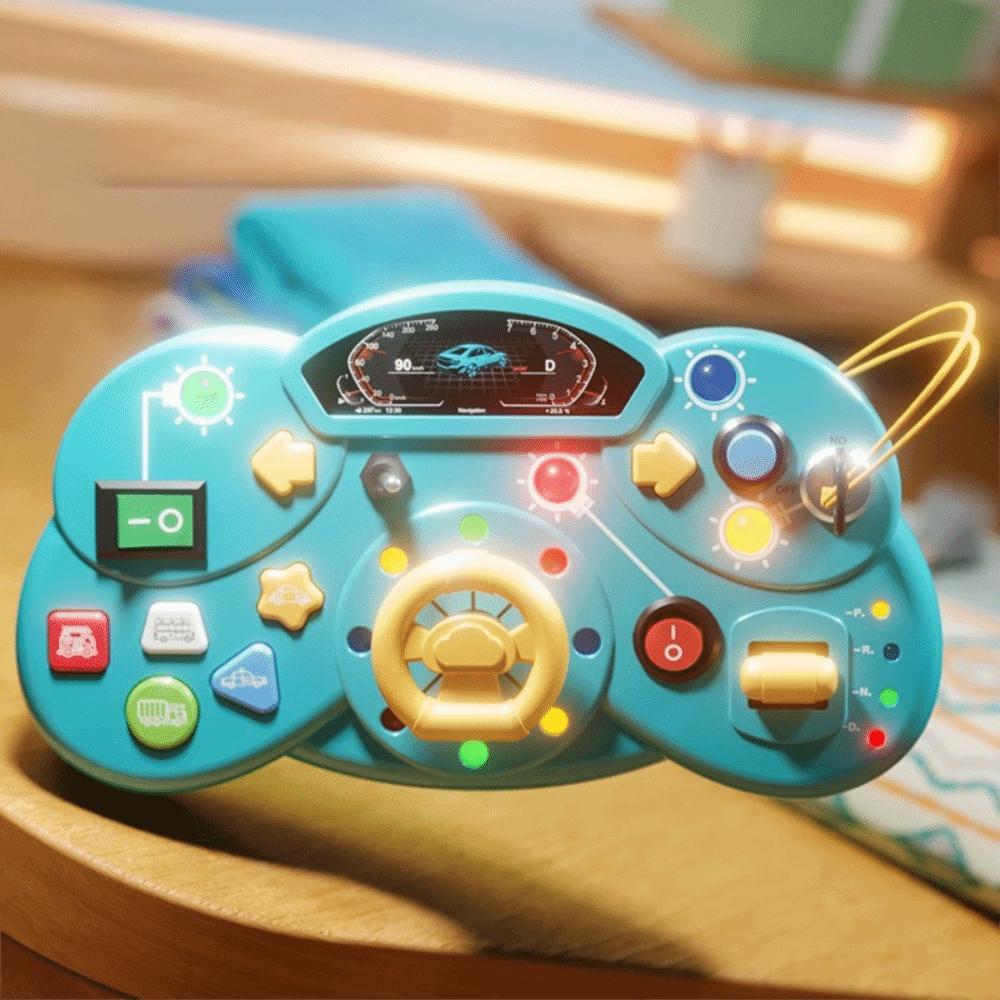 New Montessori Busy Board Sensory Toys Educational Buttons Switches Socket Baby Sensory Board Switch Toy Preschool Education