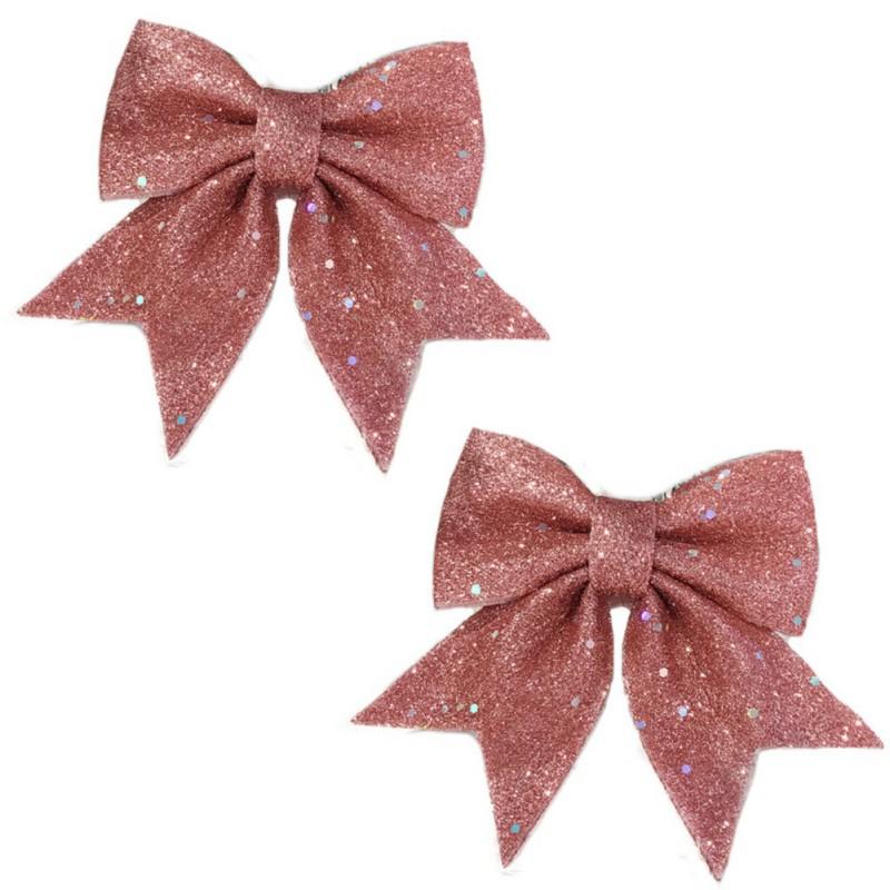 Рождественская елка Блестящий бант Домашний фестиваль Декоративный бант Подвеска