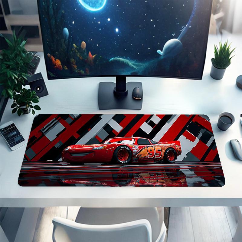 1Pc Mcqueen Gaming Mouse Pad Keyboard Desk Mat Non-slip Rubber Lock Edge Waterproof Computer Mousepad for Office Home Decor S1162