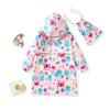 2026 New Summer Cartoon Waterproof Raincoat Suitable for Parent-Child, Kindergarten Students, Older Children, and Adults, Lightweight and
