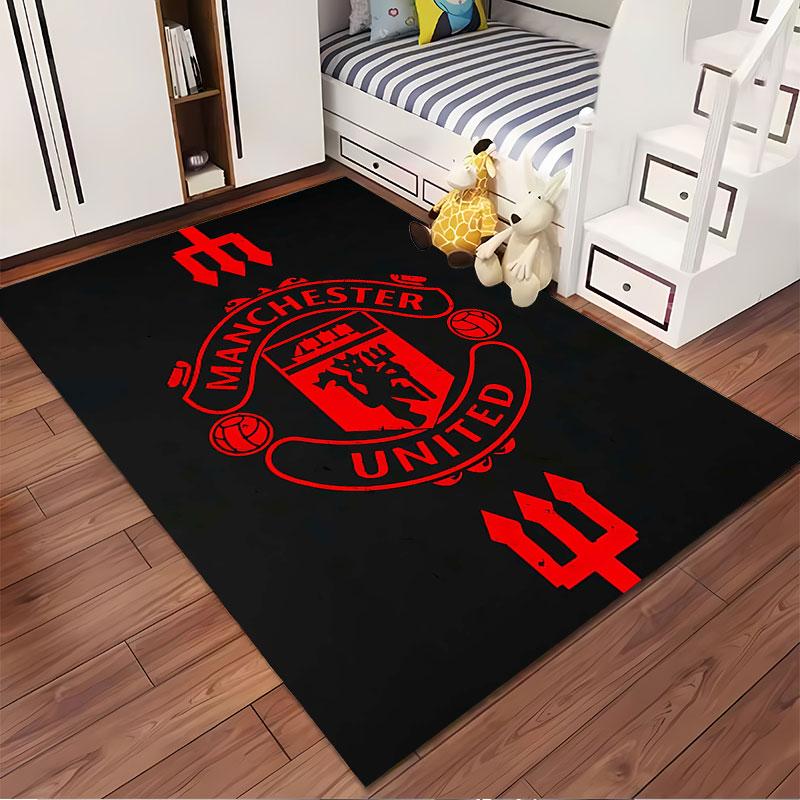 Manchester United Logo Carpet suitable as a non-slip mat for the living room or bedroom sofa