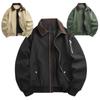 New Jacket Men's Jacket Corduroy Lapel Jacket Stand Collar Jacket Men