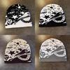 Halloween Ghost Skull Star Acrylic Wool Hat Trendsetting Design For Weather Cold