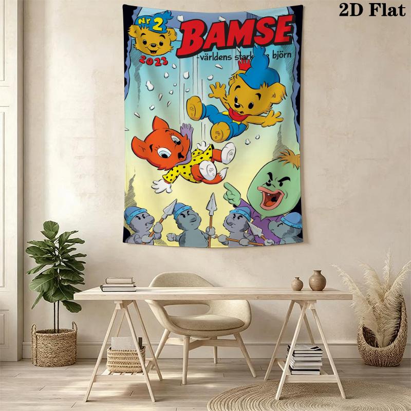 Bamse Pattern Home Decor Tapestry, Wall Hanging, Decorative RV Wall Cloth.SGT0917350