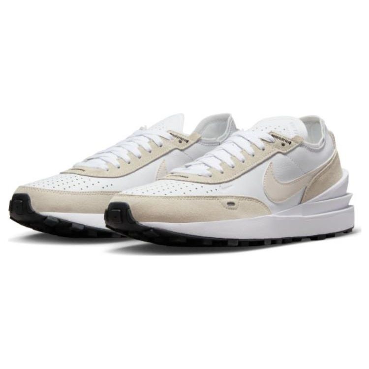 Nike Waffle One White Phantom унисекс кроссовки Summit-White Black DX9428-100