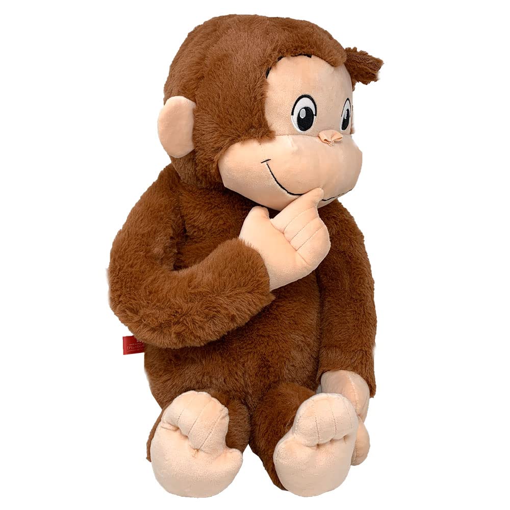 Очень милое чучело Любопытный Джордж гига джамбо поворотная поза чучело примерно. 50см