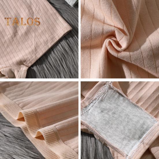 Женские трусы бесшовные со средней талией из хлопка, однотонные, эластичные, защитные, влагоотводящие трусы, повседневная одежда для работы, учебы, путешествий