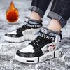 Зимняя теплая детская универсальная спортивная обувь в стиле аниме «Наруто», обувь для скейтборда с граффити, повседневная обувь, обувь для родителей и детей, размеры 31–44