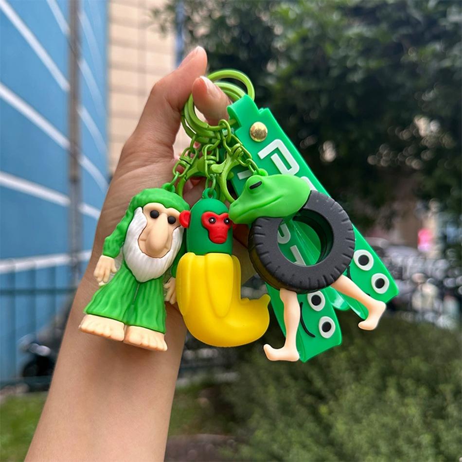 Итальянский Маразм Животные Фигурки Брелки Тунг Тунг Тунг Сахур Тралалеро Тралала Балерина Капучино Кукла Брелки Подвеска для Сумок