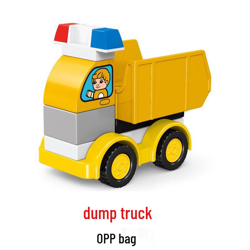 Совместимо с LEGO Duplo: Универсальные инженерные машинки и креативные строительные блоки - Образовательная игрушка для детей