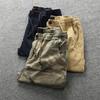 Summer New Straight Leg Workwear Pants for Men's Sports and Leisure, Two-piece Pants, Cotton Shorts for Men