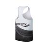 SAUCONY Серия для беговых тренировок Удобная футболка без рукавов с круглым вырезом Мужские топы Серо-коричневый SA2259TK03T-PR216