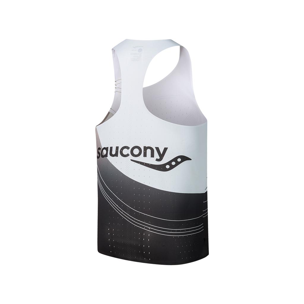 SAUCONY Серия для беговых тренировок Удобная футболка без рукавов с круглым вырезом Мужские топы Серо-коричневый SA2259TK03T-PR216