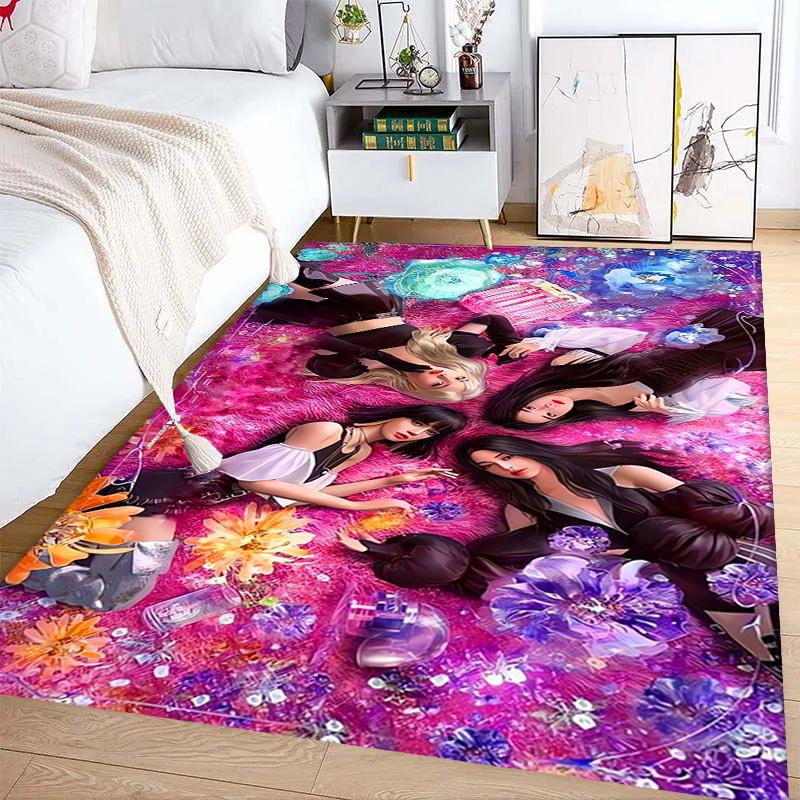 Blackpink: Global Icons Music Style carpet Doormat Suitable for all seasons Doormat Fashion Room