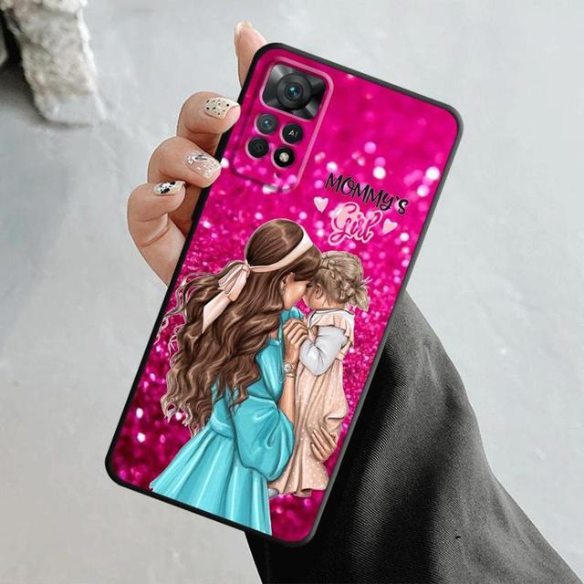Чехол для телефона Xiaomi Redmi Note 12 11t 11s 11 10 8 Pro 9 9s 9t 8t для Mi 10 8 9a 9c 10c K40 для женщин Super Mom Baby Princess Queen