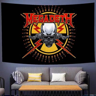 Тяжелый Металл Рок-н-Ролл Музыка M-Megadeths Сделай Сам Настенный Гобелен для Гостиной Дома Комнаты в Общежитии Декор Настенное Искусство Декор