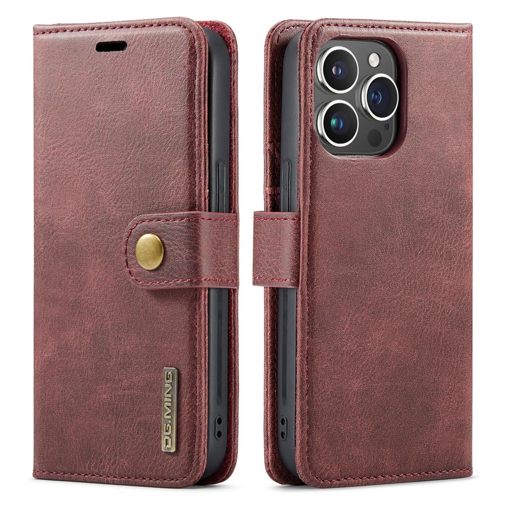 DG.MING Luxury 2 in 1 Detachable Wallet Case for iPhone 16 Pro Max XR XS 11 Pro 12 13 Mini 14 15 Plus 16E Magnetic Flip Cover