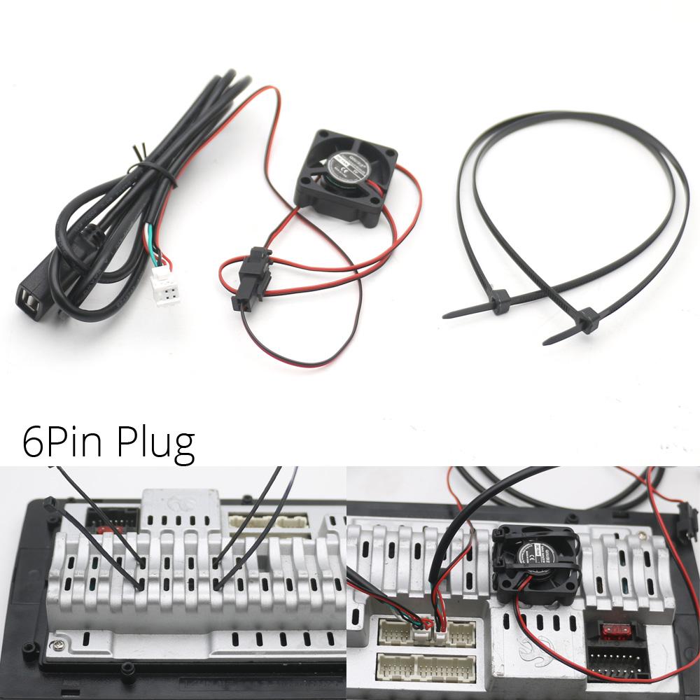 Universal USB Female Interface to 4 6 8 Pin Input Wire Connect Cable Adapter for Car Multimedia Player Android Stereo Radio