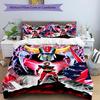 3pcs UFO Robot Grendizer10 Design Cover Set - HD Printed Bedding with 1 Cover and 2 Pillowcases - Perfect for Home and Dorm Decor
