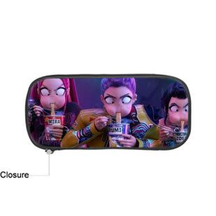 Huntrix Kpop Printing Peripheral Soft Pencil Bag Witch Hunter School Student Pencil Stationery Case