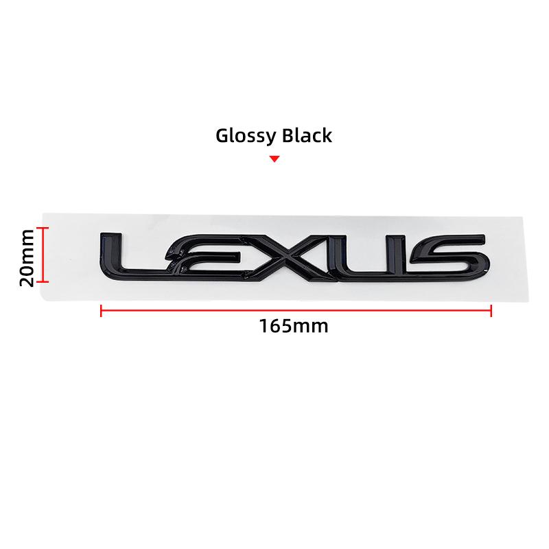 Interior Stickers 3D ABS Car Rear Trunk Emblem Badge Sticker Logo For Lexus ES300 IS300 IS350 ES250 ES350 IS250 CT200H GS350 NX2