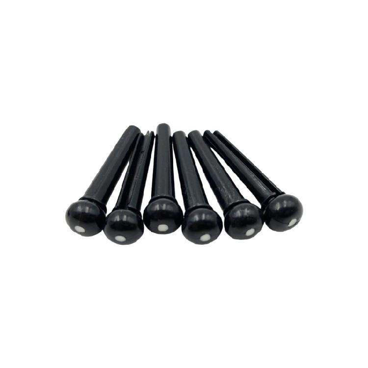High Performances ABS Bridge Pins For Folk Guitars Ukuleles Ensuring Stable Tuning And Rich Harmonics
