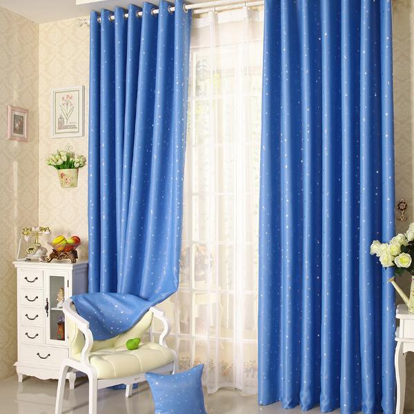 Мечтательные мерцающие звездные шторы с высокой степенью затемнения 70%-90% затемняющие шторы для детской спальни, гостиной, декора окон, подарки, 1 панель