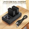 LP-E12 LPE12 LC-E12E USB зарядное устройство для аккумуляторов Для Canon EOS 100D M M2 M10 M50 Rebel SL1 100D Kiss X7